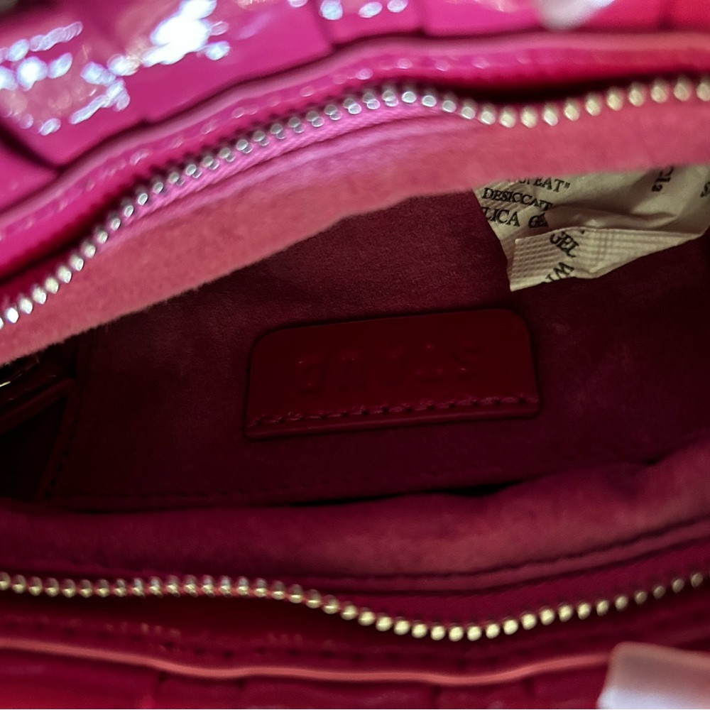 STAUD Pink Patent Shoulder Bag - Picture 5 of 6